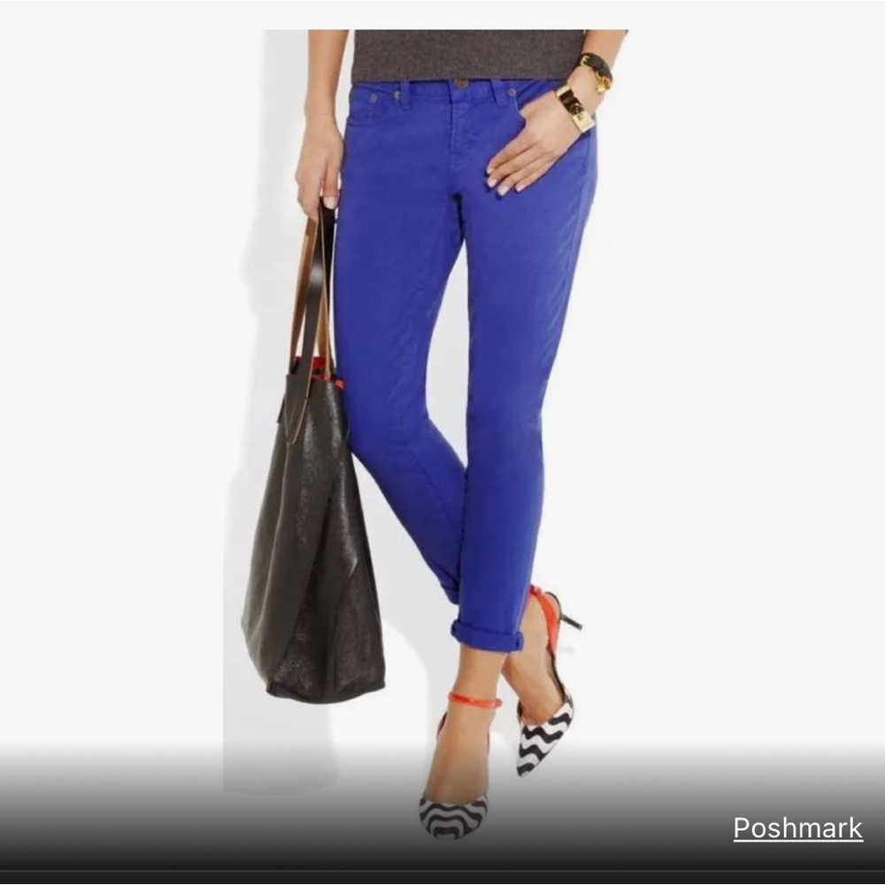 J Crew Toothpick Ankle Skinny Jeans in Indigo. Size 29 - Picture 1 of 7